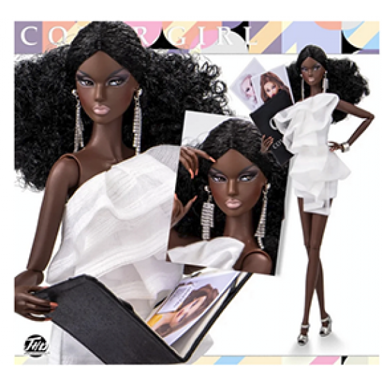 Glamorous Black Curly Haired Barbie Doll Limited Edition Collection 2022 MIZI Doll
