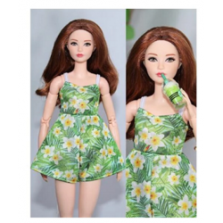 MB31 Toys Beautiful Fashion Green Clothes Barbie Christmas Gifts For Girls