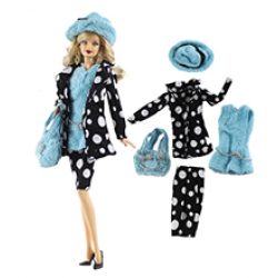 AL Doll Clothes 1:6 Scale Dress Outfit for 11.5 Inch 30cm Doll Many Style for Choice Gifts for Girls 