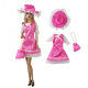 AL Pink Dress With Bowler Hat Barbie