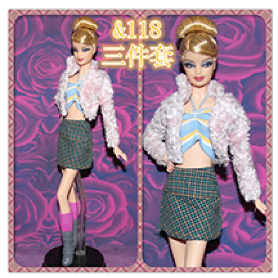 AL Dress Fashion Clothes Baby Toys Best Girl' Gift