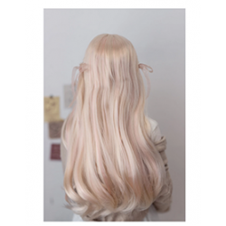 BJD doll with wig 1/3 girl milk silk hair doll accessories