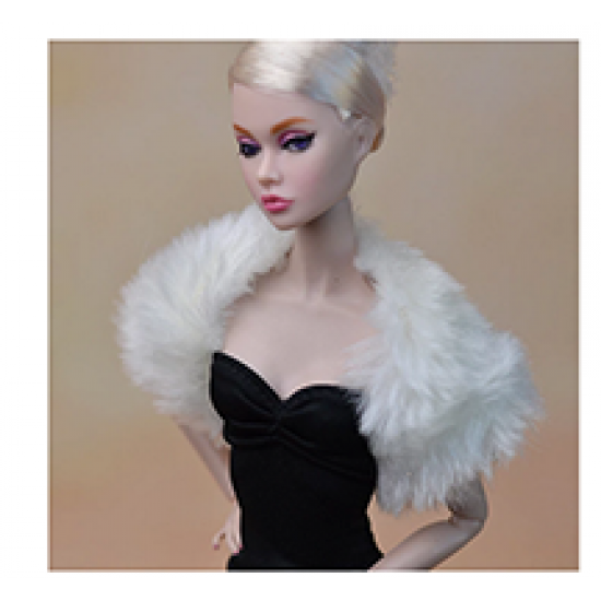 30cm Doll Fur like shawl for licca For Barbie Doll for blythe Accessories Baby Toys Best Girl' Gift