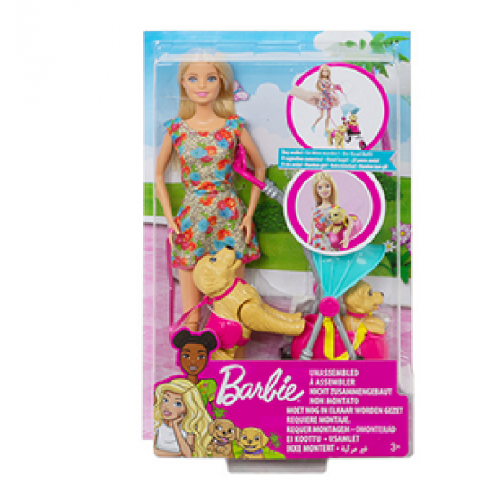 AL Original Barbie Doll Set Baby Stroller Barbie Children Toys Birthday Gift