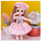 Doll For Girl Toy BJD Mini Doll Movable Joint Baby 3D Beautiful DIY Toy Doll With Clothes Dress