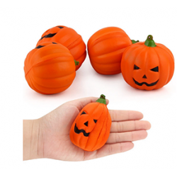 Kawaii Anti-stress Cute Squishy Charm Slow Rising Pumpkin Squishes Squishi Halloween pumpkin PU Toy Gift