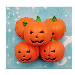 Kawaii Anti-stress Cute Squishy Charm Slow Rising Pumpkin Squishes Squishi Halloween pumpkin PU Toy Gift