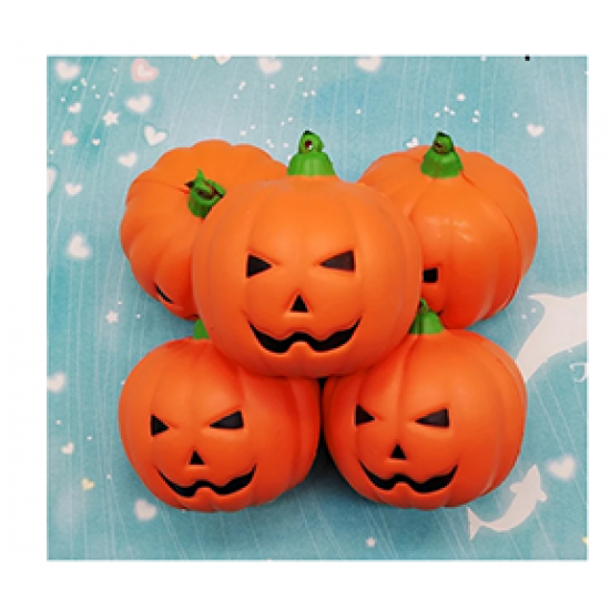 Kawaii Anti-stress Cute Squishy Charm Slow Rising Pumpkin Squishes Squishi Halloween pumpkin PU Toy Gift