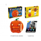 New Halloween Pumpkin Scythe Ghost Demon Skull Herd Building Block MOC Mini Brick Toys Assembly With Light Kids Toys Gifts Boxed