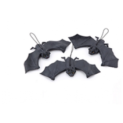 Lifelike Fake Bat Halloween Decoration Horror House Hanging Props Halloween Party DIY Ornament Soft Bat Toy
