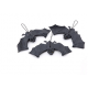 Lifelike Fake Bat Halloween Decoration Horror House Hanging Props Halloween Party DIY Ornament Soft Bat Toy