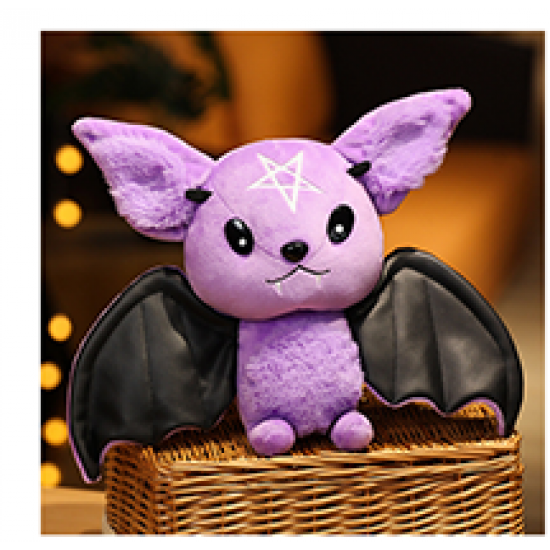 Black Wings Plush Bat Toy Bag Halloween Plush Toy Home Halloween Christmas Gift