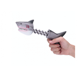 Creative Funny Spoof Shark Telescopic Spring Manipulator Clip Bite Hand Parent-child Interaction Toys