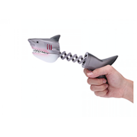 Creative Funny Spoof Shark Telescopic Spring Manipulator Clip Bite Hand Parent-child Interaction Toys