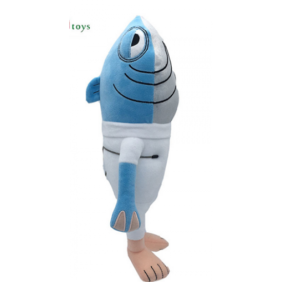 Elf Traveler Blue Shark Plush Toy
