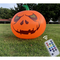 Sixteen Inch Remote Control Version Lighted Pumpkin Decoration