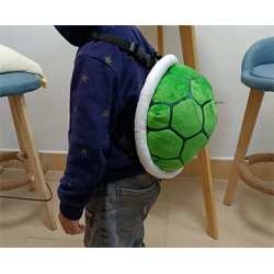 Green Turtle Shell Kids Shoulder Bag