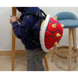 Red Thorn Turtle Shell Children's Shoulder Bag