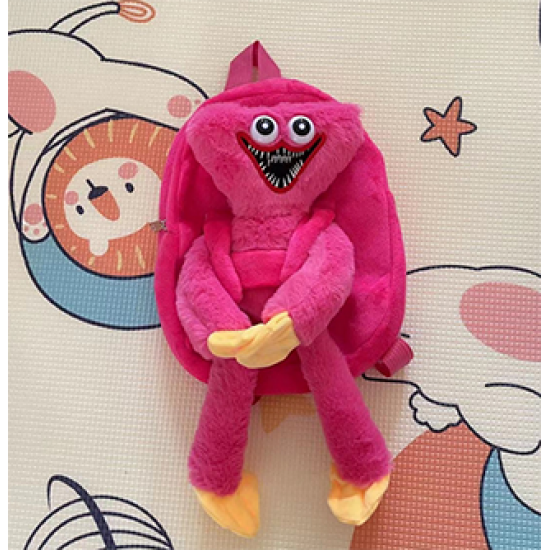 Rose Bobbi Plush Backpack