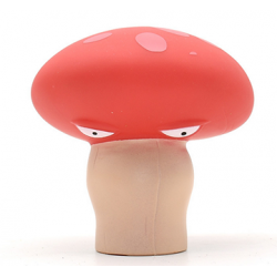 Flat Bottom Mushroom Soft Rubber Plants Zombies Toy