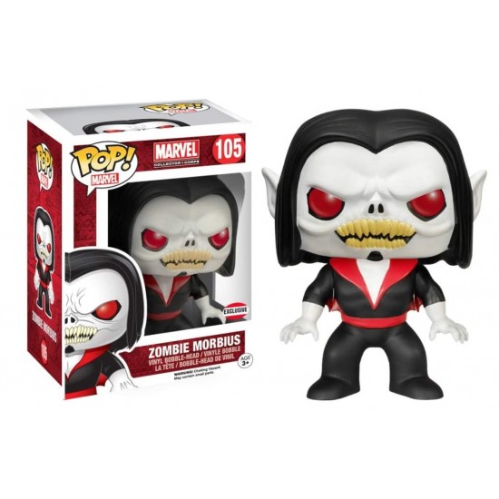 Funko POP! Marvel Zombie Morbius Exclusive Vinyl Bobble Head #105
