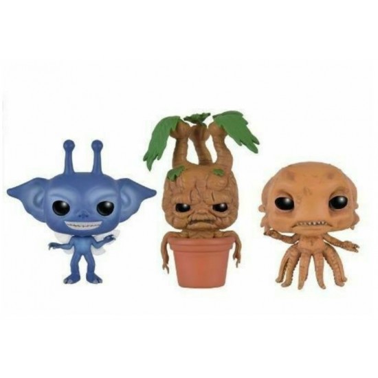 Funko Pop Cornish Pixie, Mandrake, Grindylow 3 Pack Funko Pop Cornish Pixie, Mandrake, Grindylow 3 Pack