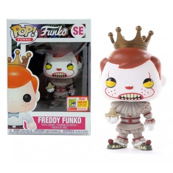 Funko Pop Freddy Funko (Pennywise) SE Vinyl Figure Funko Pop Freddy Funko (Pennywise) SE Vinyl Figure