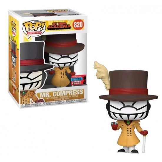 Funko Pop! Animation My Hero Academia Mr.Compress NYCC Exclusive Figure #820