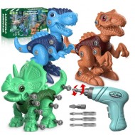 Dinosaur Building Toys for 3-7 Year Old kid with Electric Drill