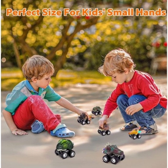 Pull Back Dinosaur Toys for 4-6 Year Old Boy 6 Pack Set Car Toys Pull Back Dinosaur Toys for 4-6 Year Old Boy 6 Pack Set Car Toys