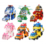 Robocar Poli Transforming Robot Toy Sets 6packs