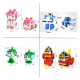 Robocar Poli Transforming Robot Toy Sets 6packs