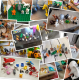 Animals Building Blocks Action Figures Sets of 8 Animals Building Blocks Action Figures Sets of 8
