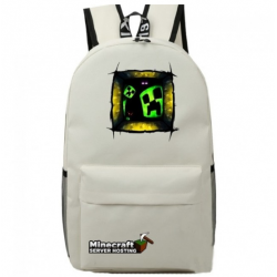 Minecraft Creeper Rucksack Backpack Schoolbag - Geometric Mix