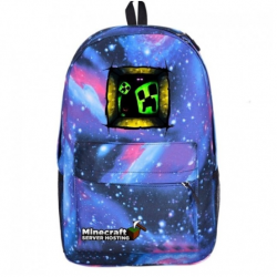 Minecraft Creeper Rucksack Backpack Schoolbag - Galaxy