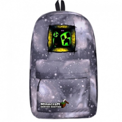 Minecraft Creeper Rucksack Backpack Schoolbag - Galaxy