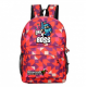 Minecraft Like A Boss Rucksack Backpack Schoolbag - Red Geometric Minecraft Like A Boss Rucksack Backpack Schoolbag - Red Geometric