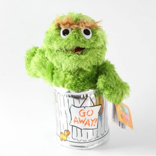 Sesame Street Muppet Plush Oscar The Grouch 15 inches 33cm Sesame Street Muppet Plush Oscar The Grouch 15 inches 33cm