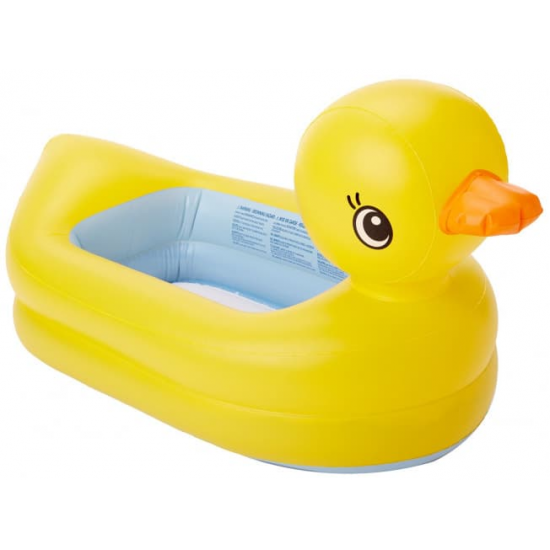 Munchkin Inflatable Duck Baby Bath Tub Set