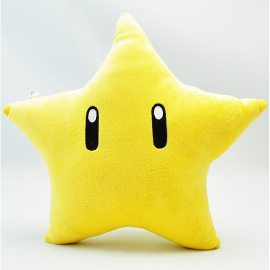 Super Mario Yellow Star Soft Plush Toy 26cm