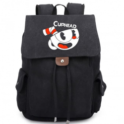 Cuphead Canvas Backpack Schoolbag Rucksack