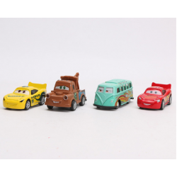 Disney Pixar Cars 3 Super Power Collection Pull Back Metal Car Toy Sets of 4