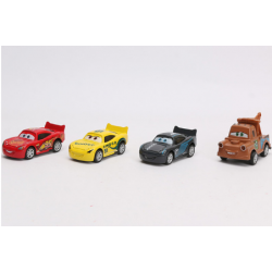 Disney Pixar Cars 3 Super Power Collection Pull Back Metal Car Toy Sets of 4