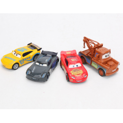 Disney Pixar Cars 3 Super Power Collection Pull Back Metal Car Toy Sets of 4