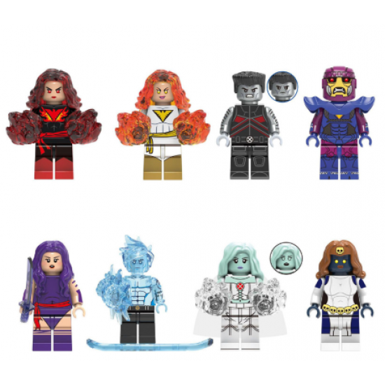 Marvel Superhero Phoenix Building Blocks Action Figures Sets of 8 Marvel Superhero Phoenix Building Blocks Action Figures Sets of 8