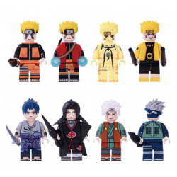 Uzumaki Naruto Building Blocks Action Figures Sets of 8
