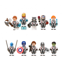 Marvel Avengers on Suits Building Blocks Action Figures Sets of 10