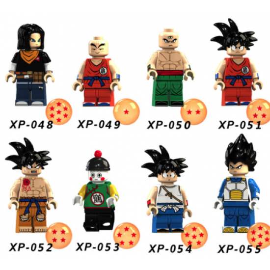 Dragon Ball Z Building Blocks Action Figures Sets of 8 Dragon Ball Z Building Blocks Action Figures Sets of 8