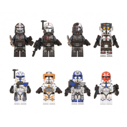 Star Wars Building Blocks Action Figures Sets of 8