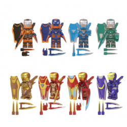 Marvel Iron Man Building Blocks Action Figures Sets of 8